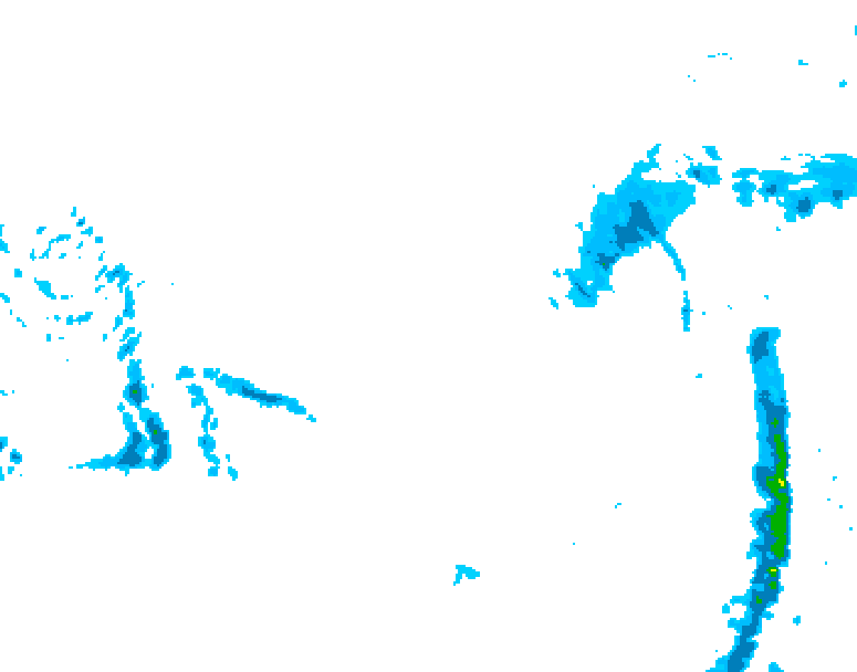 GDPS precipitation 078 hour forecast chart for Canada based on 2026/03/15 0000Z data