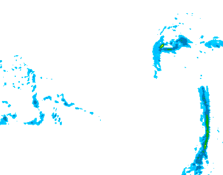 GDPS precipitation 084 hour forecast chart for Canada based on 2026/03/15 0000Z data