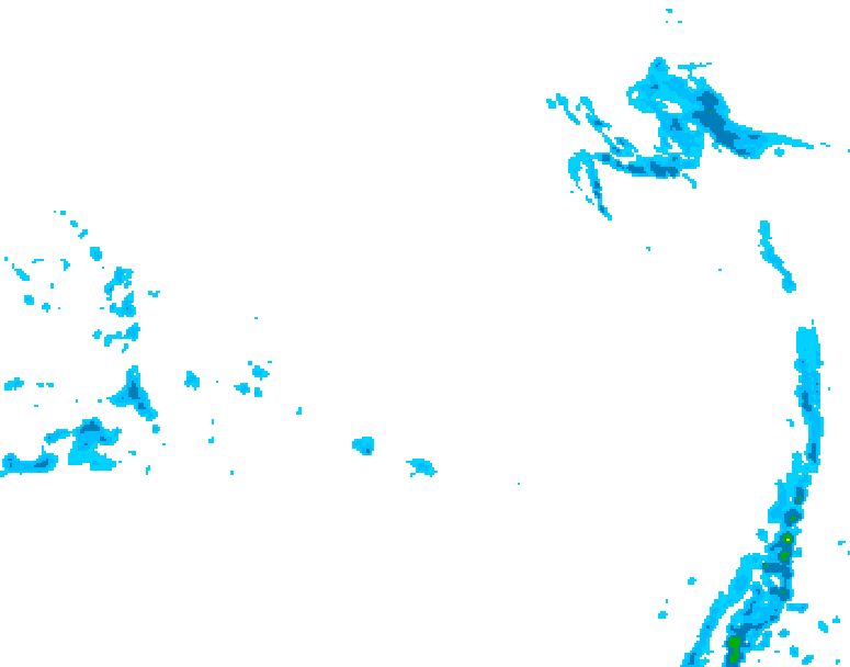 GDPS precipitation 090 hour forecast chart for Canada based on 2026/03/15 0000Z data