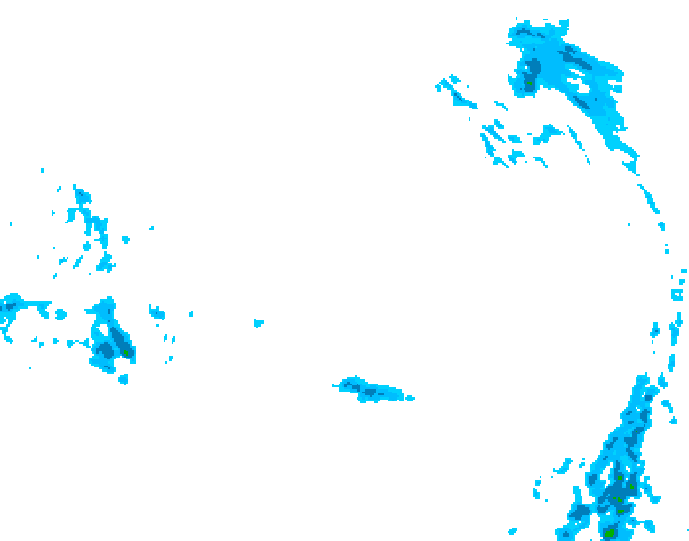 GDPS precipitation 096 hour forecast chart for Canada based on 2026/03/15 0000Z data