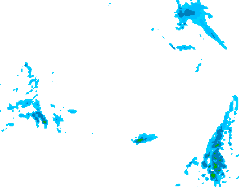 GDPS precipitation 102 hour forecast chart for Canada based on 2026/03/15 0000Z data