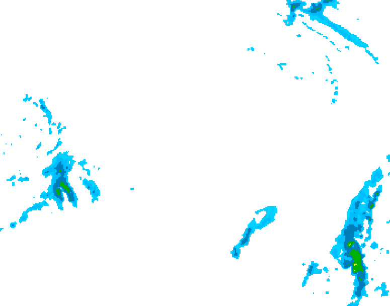 GDPS precipitation 108 hour forecast chart for Canada based on 2026/03/15 0000Z data
