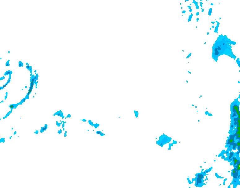 GDPS precipitation 150 hour forecast chart for Canada based on 2026/03/15 0000Z data