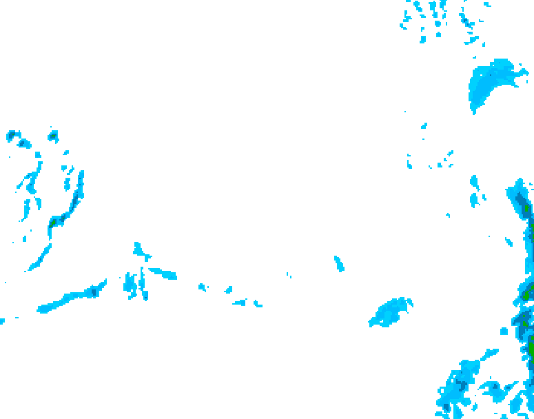 GDPS precipitation 156 hour forecast chart for Canada based on 2026/03/15 0000Z data