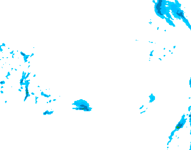 GDPS precipitation 174 hour forecast chart for Canada based on 2026/03/15 0000Z data