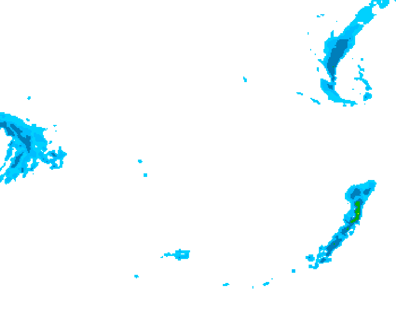 GDPS precipitation 228 hour forecast chart for Canada based on 2026/03/15 0000Z data