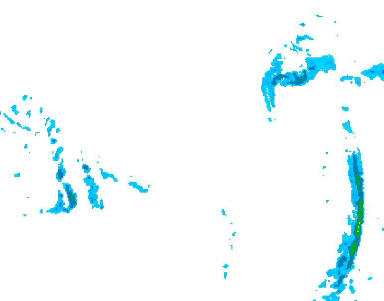 GDPS precipitation 072 hour forecast chart for Canada based on 2026/03/15 1200Z data
