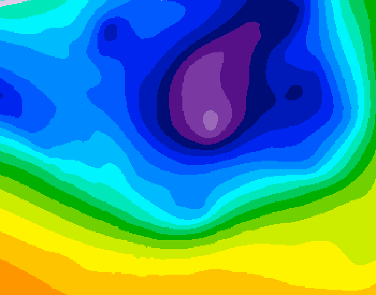 GDPS 500 millibar geopotential height 168 hour forecast chart for Canada based on 2026/03/16 0000Z data