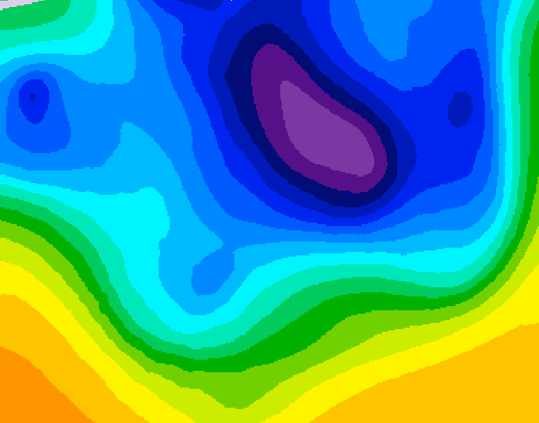 GDPS 500 millibar geopotential height 234 hour forecast chart for Canada based on 2026/03/16 0000Z data