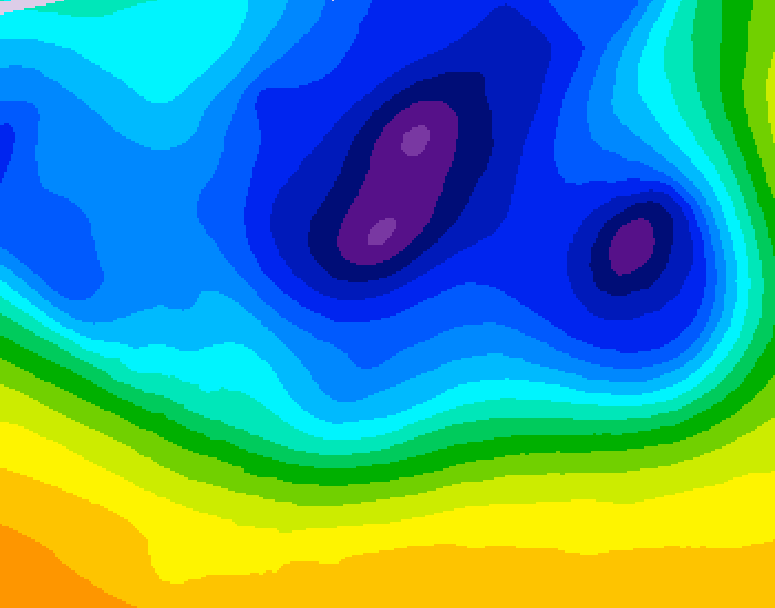 GDPS 500 millibar geopotential height 156 hour forecast chart for Canada based on 2026/03/16 1200Z data