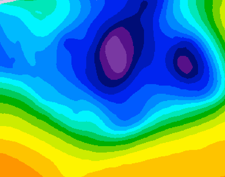 GDPS 500 millibar geopotential height 168 hour forecast chart for Canada based on 2026/03/16 1200Z data