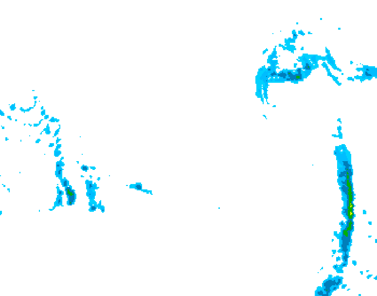 GDPS precipitation 060 hour forecast chart for Canada based on 2026/03/16 0000Z data
