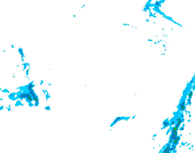 GDPS precipitation 084 hour forecast chart for Canada based on 2026/03/16 0000Z data
