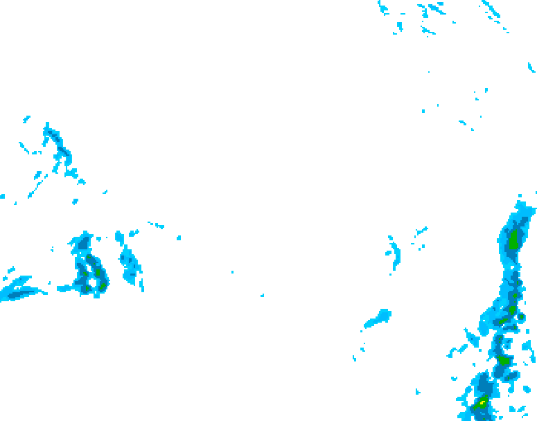GDPS precipitation 096 hour forecast chart for Canada based on 2026/03/16 0000Z data