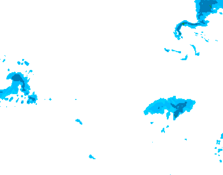 GDPS precipitation 180 hour forecast chart for Canada based on 2026/03/16 0000Z data