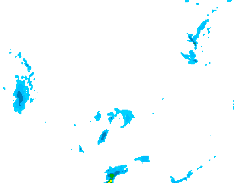 GDPS precipitation 234 hour forecast chart for Canada based on 2026/03/16 0000Z data