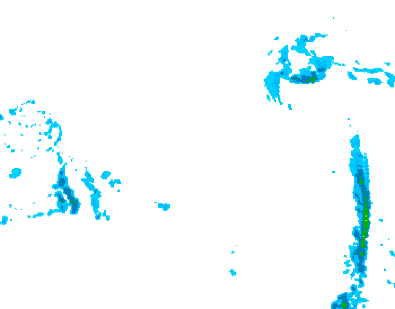 GDPS precipitation 048 hour forecast chart for Canada based on 2026/03/16 1200Z data