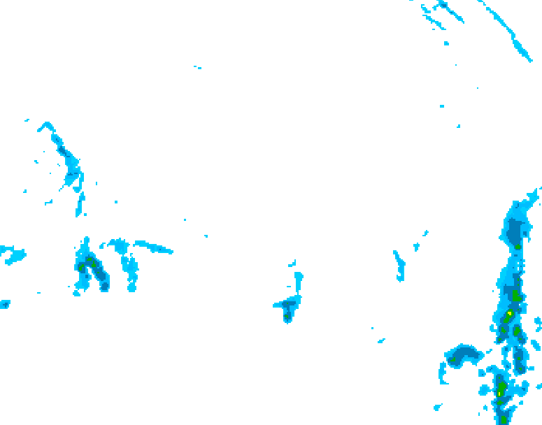 GDPS precipitation 084 hour forecast chart for Canada based on 2026/03/16 1200Z data