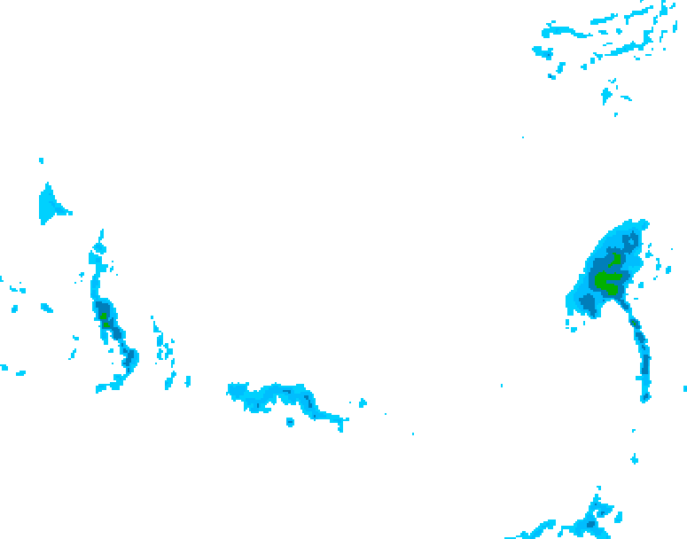GDPS precipitation 240 hour forecast chart for Canada based on 2026/03/16 1200Z data