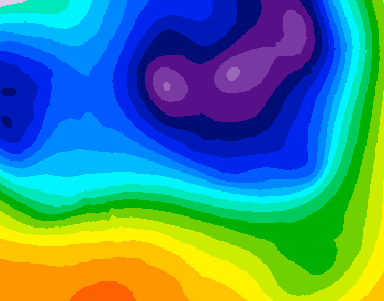 GDPS 500 millibar geopotential height 108 hour forecast chart for Canada based on 2026/03/17 0000Z data