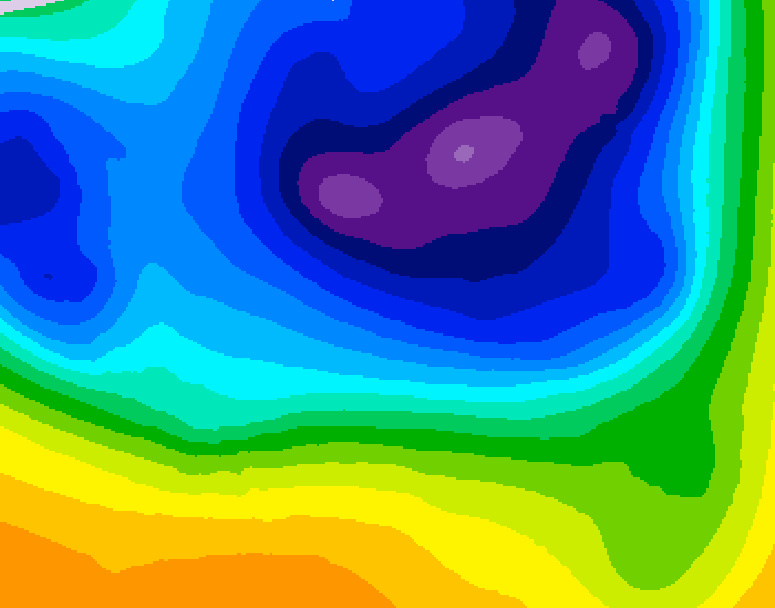 GDPS 500 millibar geopotential height 120 hour forecast chart for Canada based on 2026/03/17 0000Z data