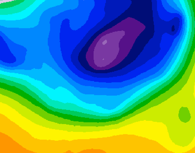 GDPS 500 millibar geopotential height 144 hour forecast chart for Canada based on 2026/03/17 0000Z data