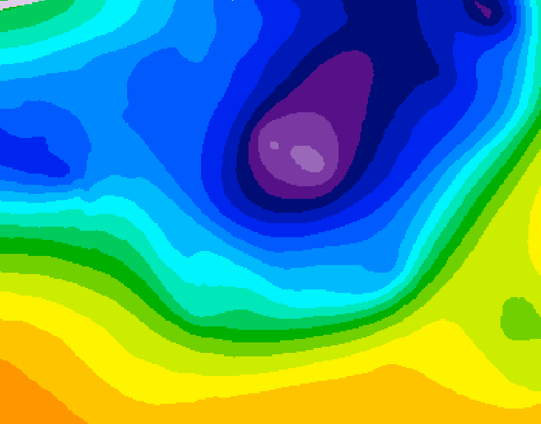 GDPS 500 millibar geopotential height 156 hour forecast chart for Canada based on 2026/03/17 0000Z data