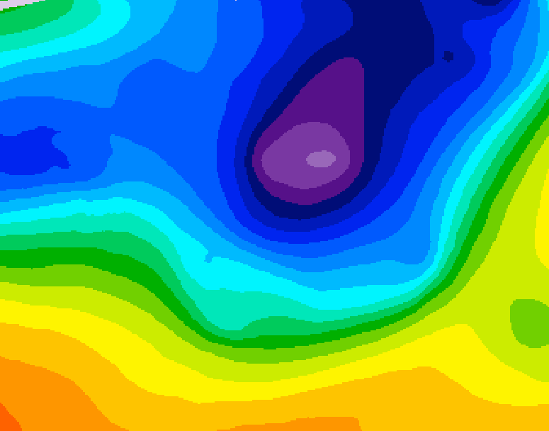 GDPS 500 millibar geopotential height 162 hour forecast chart for Canada based on 2026/03/17 0000Z data