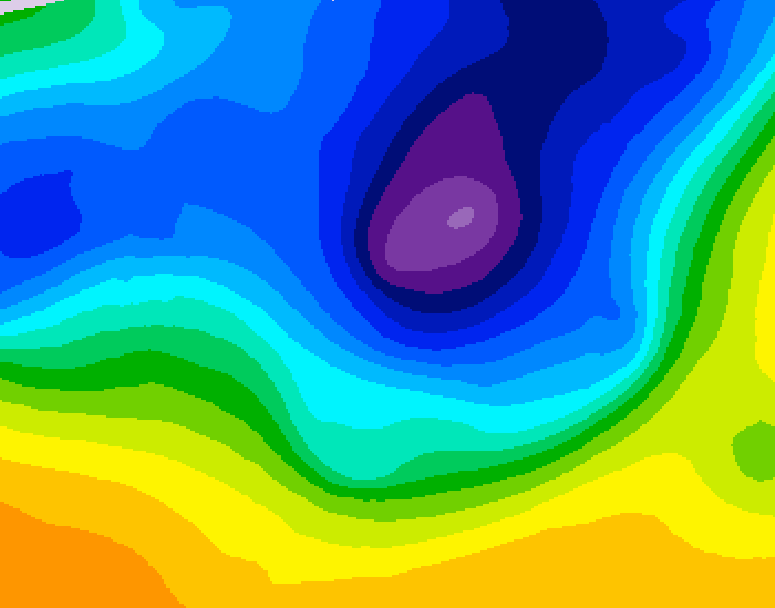 GDPS 500 millibar geopotential height 168 hour forecast chart for Canada based on 2026/03/17 0000Z data