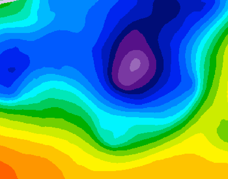 GDPS 500 millibar geopotential height 174 hour forecast chart for Canada based on 2026/03/17 0000Z data