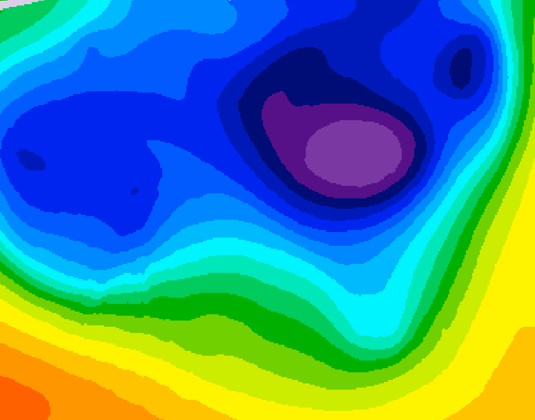 GDPS 500 millibar geopotential height 204 hour forecast chart for Canada based on 2026/03/17 0000Z data
