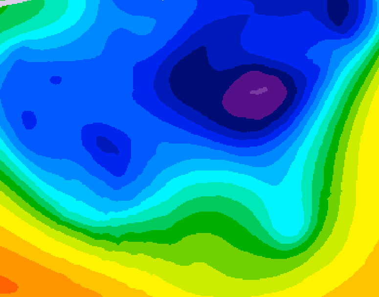 GDPS 500 millibar geopotential height 216 hour forecast chart for Canada based on 2026/03/17 0000Z data