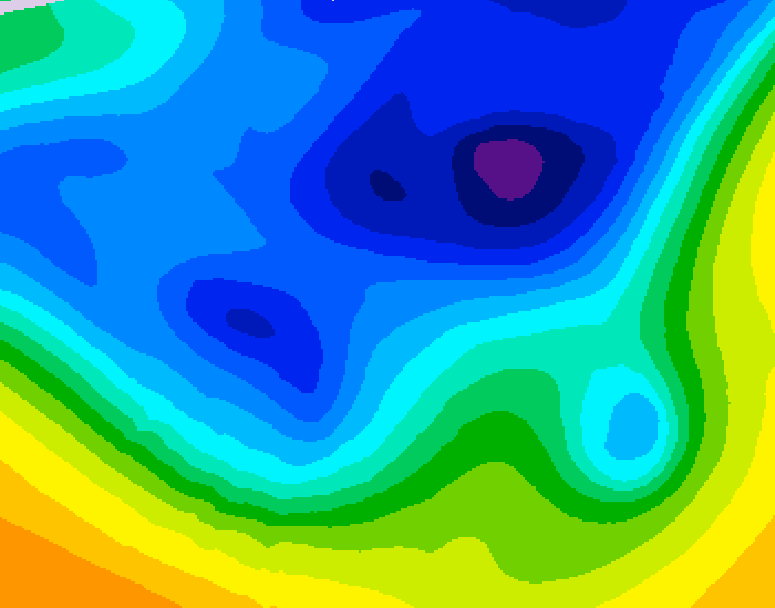 GDPS 500 millibar geopotential height 228 hour forecast chart for Canada based on 2026/03/17 0000Z data