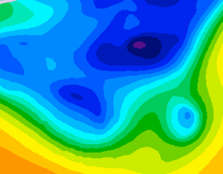 GDPS 500 millibar geopotential height 234 hour forecast chart for Canada based on 2026/03/17 0000Z data