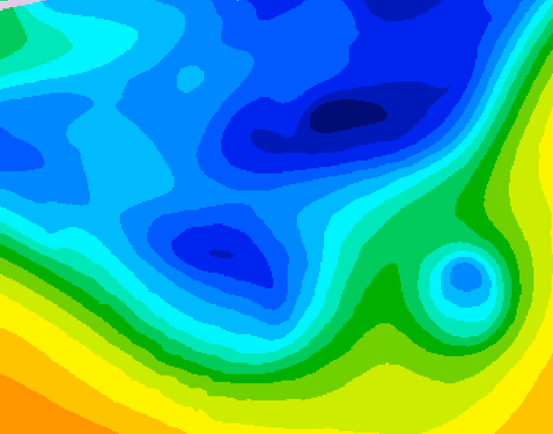 GDPS 500 millibar geopotential height 240 hour forecast chart for Canada based on 2026/03/17 0000Z data