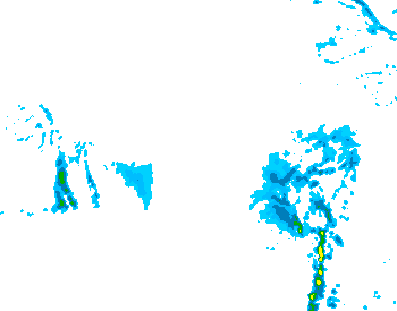 GDPS precipitation 006 hour forecast chart for Canada based on 2026/03/17 0000Z data