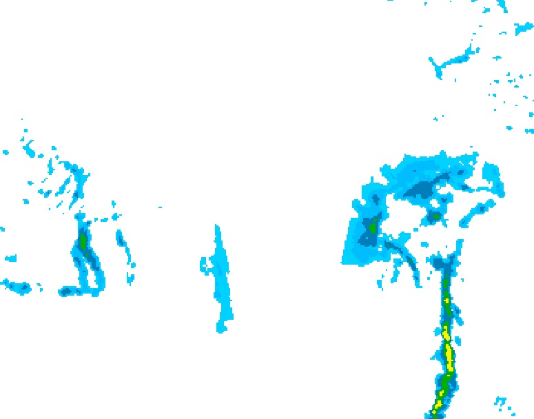 GDPS precipitation 012 hour forecast chart for Canada based on 2026/03/17 0000Z data