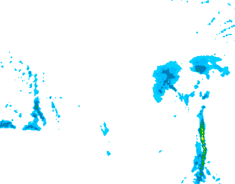 GDPS precipitation 018 hour forecast chart for Canada based on 2026/03/17 0000Z data