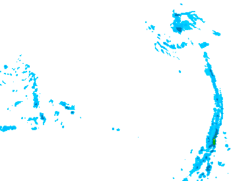 GDPS precipitation 042 hour forecast chart for Canada based on 2026/03/17 0000Z data