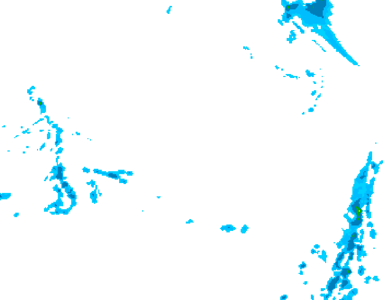 GDPS precipitation 054 hour forecast chart for Canada based on 2026/03/17 0000Z data