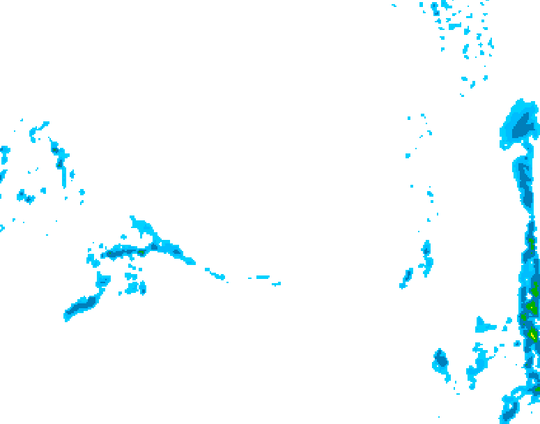 GDPS precipitation 096 hour forecast chart for Canada based on 2026/03/17 0000Z data