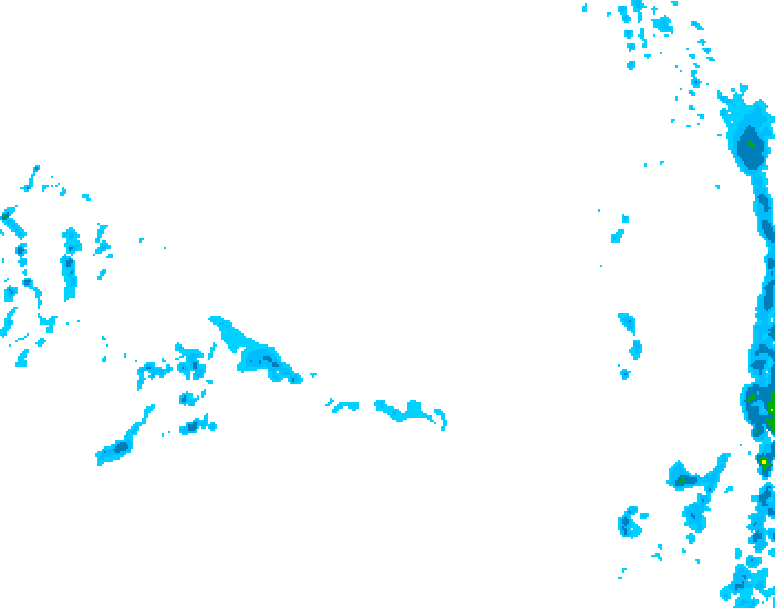 GDPS precipitation 102 hour forecast chart for Canada based on 2026/03/17 0000Z data