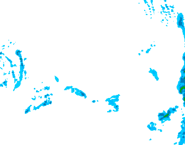 GDPS precipitation 108 hour forecast chart for Canada based on 2026/03/17 0000Z data