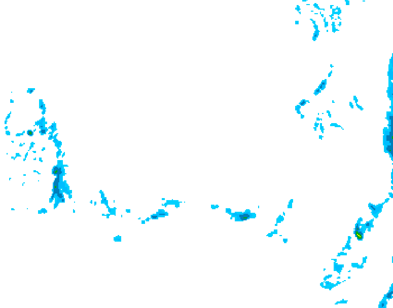 GDPS precipitation 120 hour forecast chart for Canada based on 2026/03/17 0000Z data