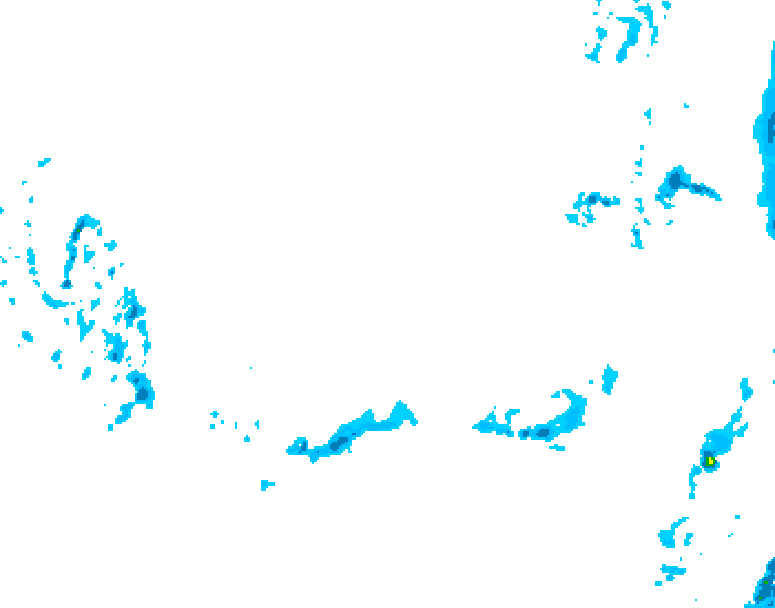 GDPS precipitation 126 hour forecast chart for Canada based on 2026/03/17 0000Z data