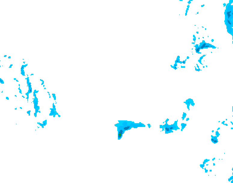 GDPS precipitation 132 hour forecast chart for Canada based on 2026/03/17 0000Z data