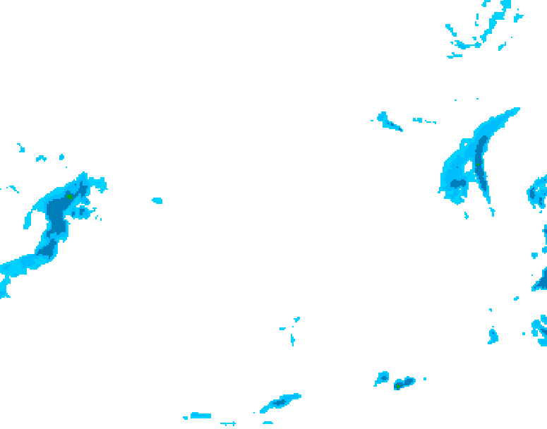 GDPS precipitation 174 hour forecast chart for Canada based on 2026/03/17 0000Z data