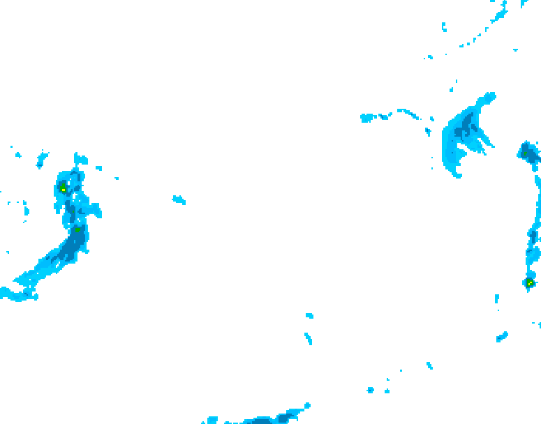 GDPS precipitation 180 hour forecast chart for Canada based on 2026/03/17 0000Z data