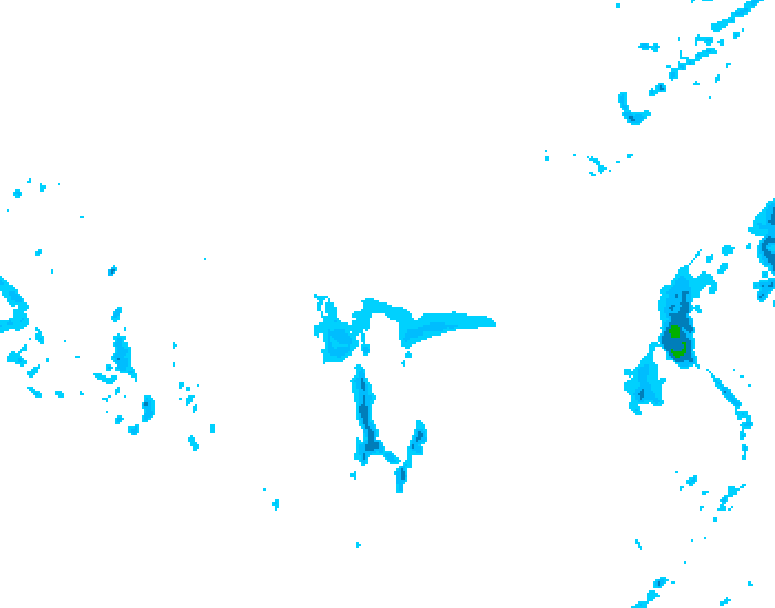 GDPS precipitation 228 hour forecast chart for Canada based on 2026/03/17 0000Z data