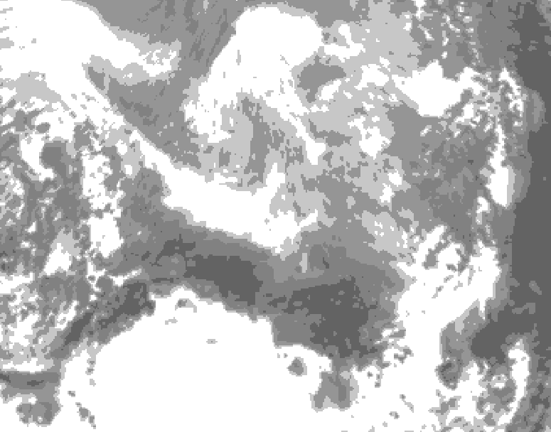 GDPS total cloud 108 hour forecast chart for Canada based on 2026/03/17 0000Z data